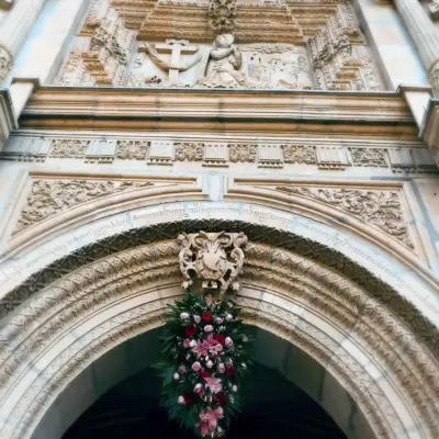 intricately-detailed building facade